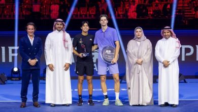 معالي نائب وزير الرياضة يتوّج الأمريكي “تيين” بلقب بطولة الجيل القادم للتنس 2025