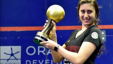 نور الشربيني تهزم لاعبة أمريكية وتتوج ببطولة هونج كونج للإسكواش