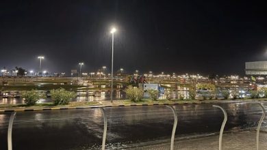 هطول أمطار متفرقة على محافظتي رفحاء وتيماء ومدينة عرعر وينبع والمدينة المنورة