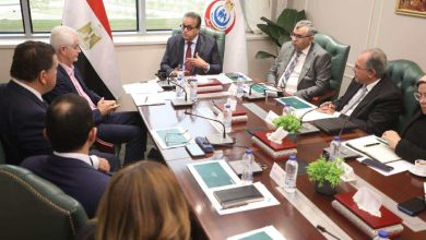 وزير الصحة يبحث سبل التعاون المشترك في مشروع مدينة النيل الطبية