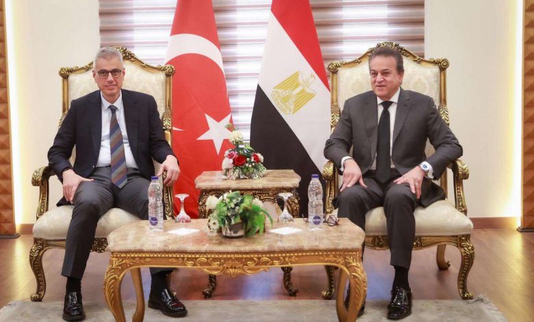 وزير الصحة يستقبل نظيره التركي بمطار القاهرة الدولي