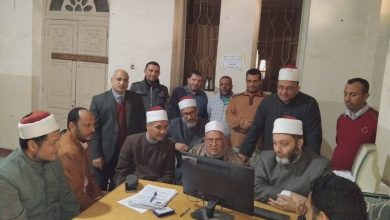 وكيل لجنة مراجعة المصحف ورئيس منطقة الغربية يتفقدان مسابقة الأزهر السنوية لحفظ القرآن الكريم