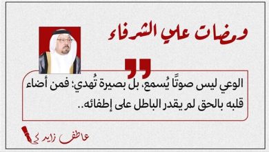 ومضات المفكر علي الشرفاء