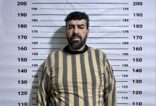 شجاع إبراهيم عقب القبض عليه.