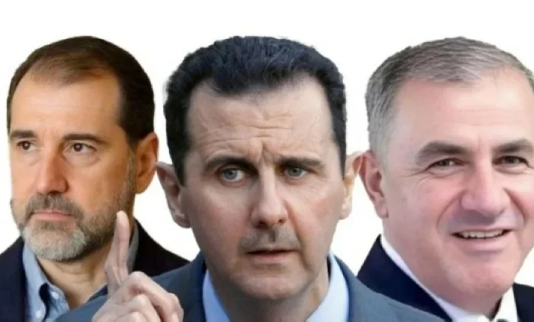 بشار ومخلوف وحسن.