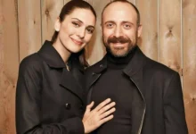 الفنان خالد أرجنتش وزوجته الفنانة بيرغوزار كوريل.