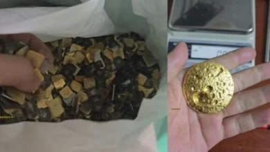 صيني يستخرج 191 غراماً من الذهب من النفايات الإلكترونية وشرائح SIM.