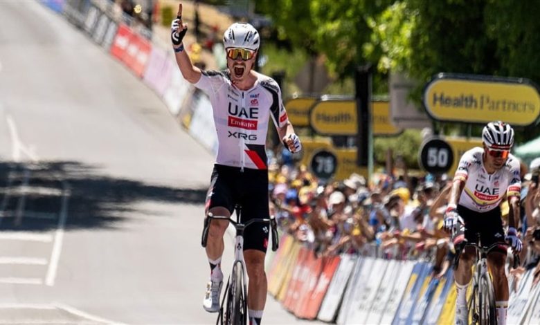 "الإمارات للدراجات" يتصدر الترتيب العام في طواف سانتوس داون أندر