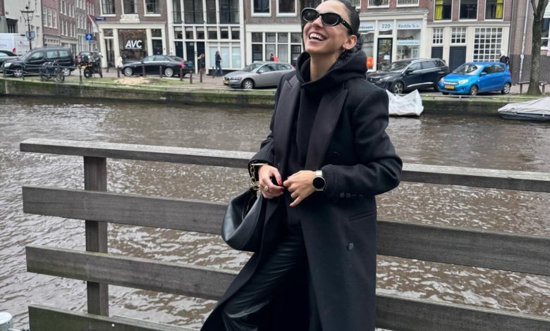 أبرز إطلالات سلمى أبو ضيف باللون الأسود.. المونوكروم يفوز