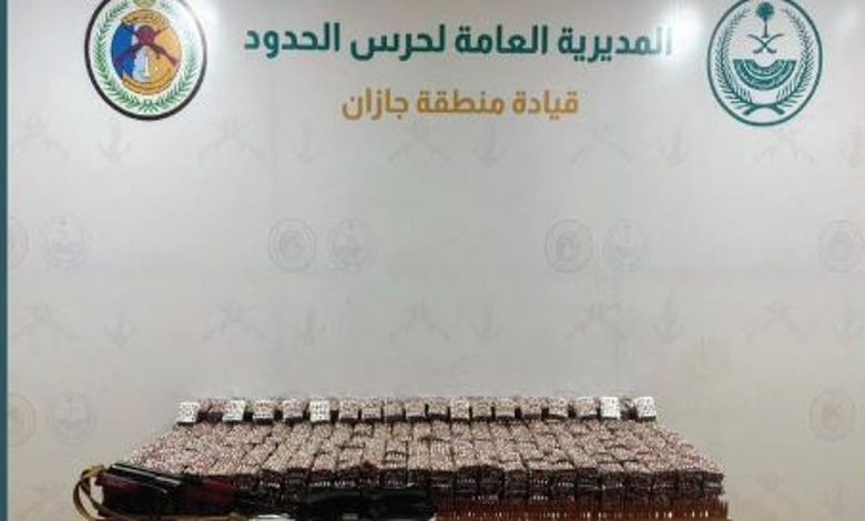 إحباط تهريب 137,100 قرص خاضع لتنظيم التداول الطبي بجازان