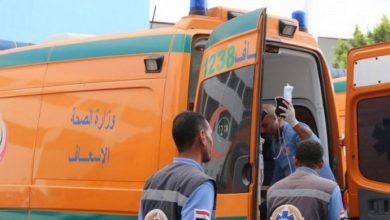 إصابة 7 أشخاص في حريق مواسير الصرف الصحي بسنتريس ونقلهم لمستشفى أشمون