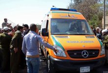 إصابة 8 أشخاص إثر انقلاب سيارة على الطريق الزراعي بالبحيرة