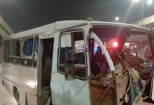 إصابة 8 أشخاص من محافظات مختلفة في حادث تصادم بطريق الداخلة – شرق العوينات