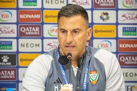 اقالة مدرب منتخب الامارات الأولمبي