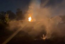 السيطرة على حريق نشب في منطقة زراعية بمحيط معبد كوم أمبو