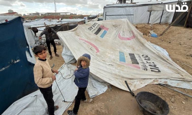 برد وأمطار ورياح.. ليلة قاسية في قطاع غزة