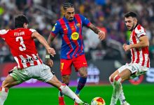 برشلونة يهزم أتلتيك بلباو.. ويتأهل لنهائي كأس السوبر الإسباني