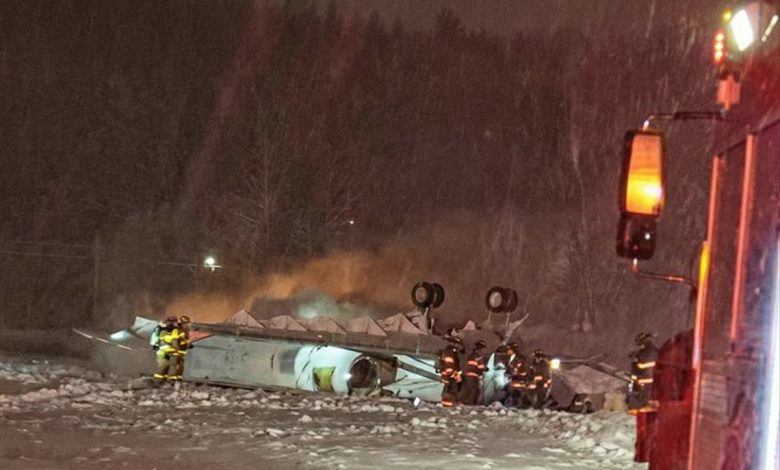 تحطم طائرة على متنها 8 أشخاص في ولاية مين الأمريكية