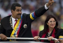 الرئيس الفنزويلي وزوجته