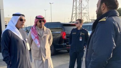 جولة تفقدية لرئيس الإدارة العامة للجمارك ونائبه في منفذ جمارك النويصيب لمتابعة سير العمل وجاهزية المنفذ