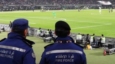 رئيس قوة الإطفاء العام تفقد استعدادات «القوة» لتأمين كأس السوبر الفرنسي