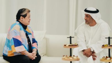 سعيد الهاجري يستقبل وزيرة خارجية الفلبين