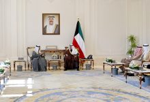 سمو ولي العهد يستقبل اليوسف ووزير الداخلية البحريني