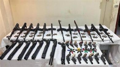 ضبط 576 متهما بحيازة أسلحة نارية ومخدرات وتنفيذ 84 ألف حكم قضائي خلال 24 ساعة