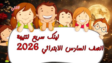 ظهرت الآن... نتيجة الصف السادس الابتدائي 2026 القاهرة... لينك سريع