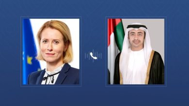 عبدالله بن زايد يبحث عدداً من الموضوعات مع كايا كالاس هاتفياً