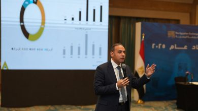 عزام: بورصة مصر حققت أعلى عائد في 2025 بـ40%.. و297 ألف مستثمر جديد نصفهم شباب