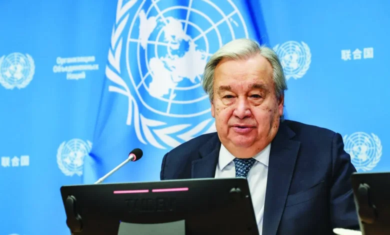 غوتيريش يدعو إسرائيل للتراجع عن قرار حظر منظمات الإغاثة في غزة