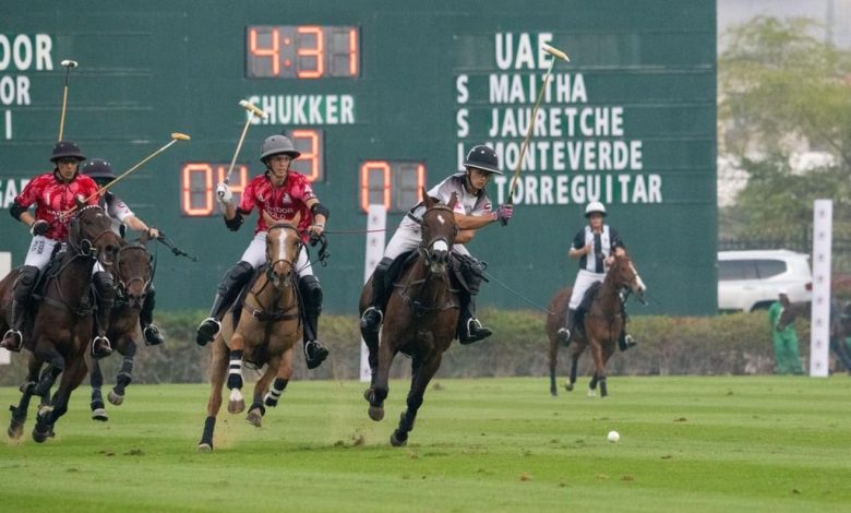فوز "بنجاش" و"الحبتور" في افتتاح منافسات كأس دبي الفضية للبولو