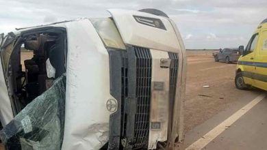 مأساة على طريق القصير - قفط.. مصرع 3 وإصابة 14 في انقلاب ميكروباص