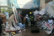 ماس كهربائي يتسبب في حريق محل بالقاهرة الجديدة