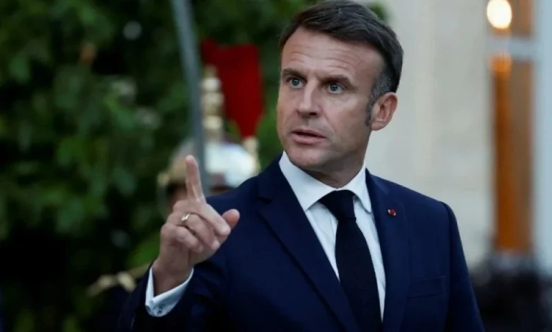 الرئيس الفرنسي إيمانويل ماكرون.