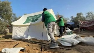 مركز الملك سلمان للإغاثة يلبي النداء الإنساني لعائلة نازحة وسط قطاع غزة