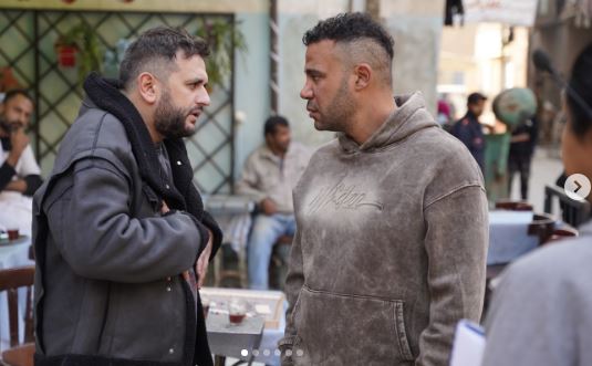 مصطفى خاطر ينشر صوره من كواليس مسلسل الكينج