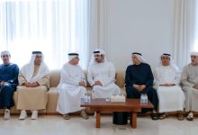 مكتوم بن محمد يقدّم واجب العزاء في وفاة حليمة عبدالمنان عبدالرحمن العور