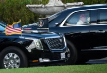 موكب ترمب في فلوريدا يغير مساره بسبب «جسم مشبوه»