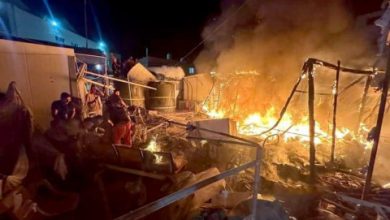 وفاة طفلة بردا بالنصيرات واحتراق مواطنة وطفلها و اصابات بمركز إيواء بغزة