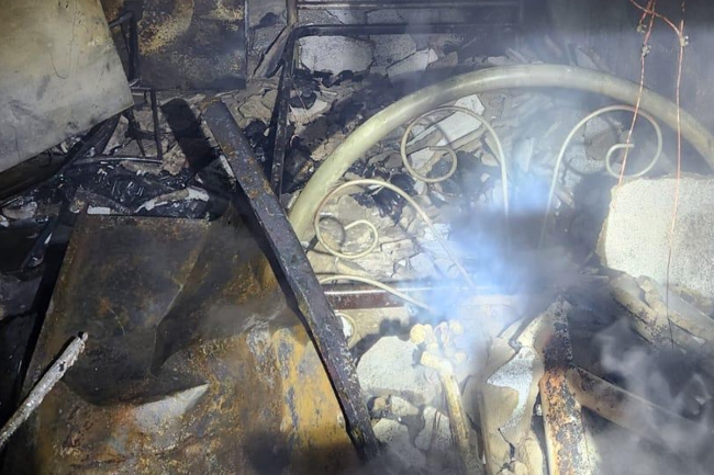 وفاة عامل في حريق شاليه بالوفرة الزراعية