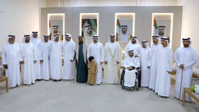 ولي عهد دبي يحضر أفراح المطيوعي والمزروعي