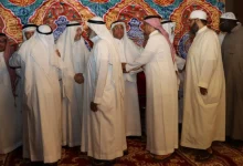 آل باعامر وآل عبيد يستقبلون المعزين في فقيدهم