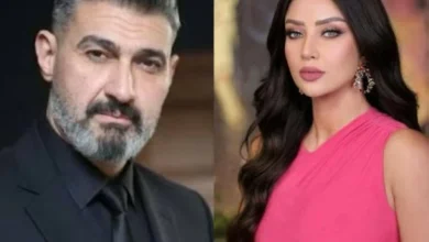 الفنان المصري ياسر جلال والإعلامية المصرية رضوى الشربيني.