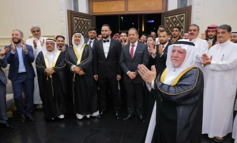 الشوبكي وجرادة يحتفلان بزفاف هيثم