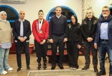 رئيس نادي سموحة يستقبل بطلات الرمح ويحثهن على التألق دوليًا