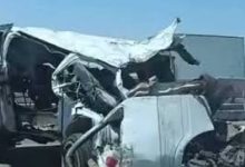 إصابة 4 أشخاص في تصادم ميكروباصين أمام مدخل أبو قرقاص بالمنيا