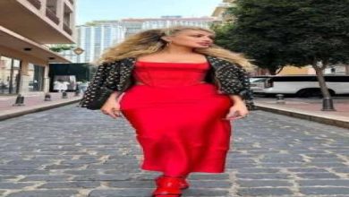 إطلالات مايا دياب بالأحمر تعكس أناقة رومانسية في أجواء عيد الحب