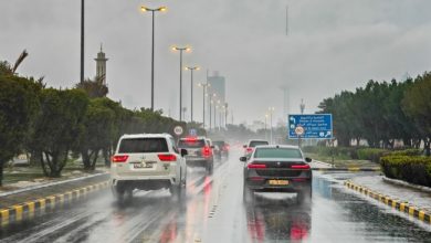 الأرصاد: أمطار رعدية على بعض المناطق خلال الساعات القليلة المقبلة